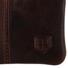 Etui na klucze, brązowe, skórzane, Peterson