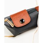 Etui na klucze, ciemnoszare, skóra ekologiczna, Peterson