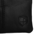 Etui na klucze, czarne, skórzane, Peterson