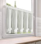 Eurofirany, firana gotowa, Leti, na taśmie, 150-70 cm, biały