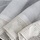 Eurofirany, firana zaciemniająca gotowa, Gaja, na taśmie, 150-60 cm, kremowy