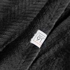 Eurofirany, koc, Cindy, 170-210 cm, czarny