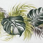 Eurofirany, komplet pościeli bawełnianej, Amber, 220-200 cm, biały