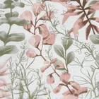 Eurofirany, komplet pościeli bawełnianej, Freesia, 160-200 cm, pudrowy róż