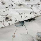 Eurofirany, komplet pościeli satynowej premium, 140-200 cm, biały