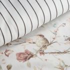 Eurofirany, komplet pościeli satynowej, Raya, 140-200 cm, biały