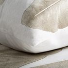 Eurofirany, komplet pościeli satynowej, spring, 140-200 cm, ciemnobeżowy