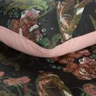 Eurofirany, komplet pościeli satynowej spring, 140-200 cm, czarny