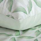 Eurofirany, komplet pościeli satynowej, spring, 140-200 cm, miętowy