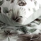 Eurofirany, komplet pościeli satynowej, Spring, 160-200 cm, biały