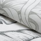 Eurofirany, komplet pościeli satynowej, spring, 160-200 cm, biały