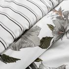 Eurofirany, komplet pościeli satynowej, Spring, 220-200 cm, biały