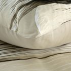 Eurofirany, komplet pościeli satynowej, Spring, 220-200 cm, jasnobeżowy