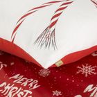 Eurofirany, komplet pościeli świątecznej, Kevin, 140-200 cm, czerwony