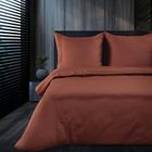 Eurofirany, pościel elegant, 160-200 cm, marsala