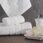 Eurofirany, ręcznik Adore, 70-140 cm, granatowy