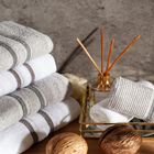 Eurofirany, ręcznik Dina, 70-140 cm, srebrny