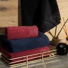 Eurofirany, ręcznik Margo, 30-50 cm, granatowy