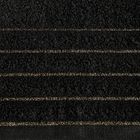 Eurofirany, ręcznik Nadine, 70-140 cm, czarny