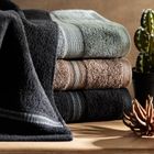 Eurofirany, ręcznik Tris, 50-90 cm, czarny