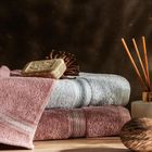 Eurofirany, ręcznik Tris, 70-140 cm, srebrny