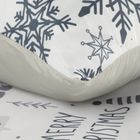 Eurofirany, świąteczny komplet pościeli, Dwarf, 140-200 cm, biały