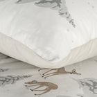 Eurofirany, świąteczny komplet pościeli, Fawn, 160-200 cm, biały