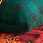 Eurofirany, świąteczny komplet pościeli, Glory, 140-200 cm, czerwony