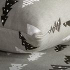 Eurofirany, świąteczny komplet pościeli, Lenon, 140-200 cm, stalowy