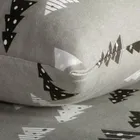 Eurofirany, świąteczny komplet pościeli, Lenon, 160-200 cm, stalowy