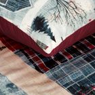 Eurofirany, świąteczny komplet pościeli, Niko, 140-200 cm, czerwony