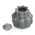 Eurofirany, świecznik dekoracyjny Niko, o 12-14 cm, grafitowy