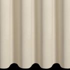 Eurofirany, zasłona gotowa, Nerisa, 140-250 cm, ciemnokremowy