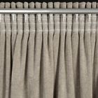 Eurofirany, zasłona gotowa, Nilo, na taśmie, 140-270 cm, ciemnobeżowy