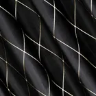 Eurofirany, zasłona zaciemniająca dekoracyjna, Pierre Cardin Margo, 140-250 cm, czarny