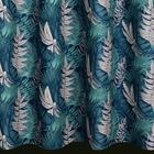 Eurofirany, zasłona zaciemniająca gotowa, Garden, na szelkach, 155-200 cm, turkusowy