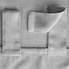 Eurofirany, zasłona zaciemniająca gotowa, Garden, na szelkach, 155-240 cm, srebrny