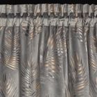 Eurofirany, zasłona zaciemniająca gotowa, Gloria, na taśmie 140-300 cm, stalowy