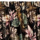 Eurofirany, zasłona zaciemniająca gotowa, na taśmie, Maroko, 140-270 cm, czarny