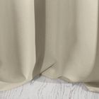 Eurofirany, zasłona zaciemniająca gotowa, na taśmie, Rita, 140-270 cm, ciemnobeżowy