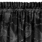 Eurofirany, zasłona zaciemniająca gotowa, na taśmie, Stella, 140-300 cm, czarny