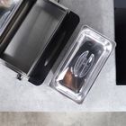 Excellent Electrics, podgrzewacz elektryczny do potraw, stalowy, 2 wkłady