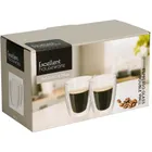 Excellent Electrics, szklanki termiczne, z podwójną ścianką, do kawy espresso, 120 ml, 2 szt.