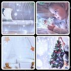 Extralink, lampki choinkowe, świąteczne, 10m, 100 LED, białe, zimne, zewnętrzne, wewnętrzne, na baterie