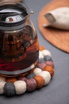 Fanni K, Pihla, dekoracyjna podkładka z kulek wełnianych, 20 cm