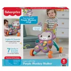 Fisher-Price, Fioletowa Małpka Chodzik, pchacz interaktywny