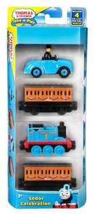 Fisher-Price, Tomek i Przyjaciele, Wielkie święto, zestaw lokomotywek i pojazdów