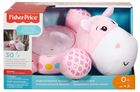 Fisher-Price, Uspokajacz Hipcio z projektorem, różowy, zabawka niemowlęca