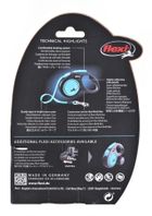 Flexi, New Neon, smycz automatyczna, rozmiar M, 5 m, niebieska