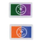 Floss & Rock, Dinozaury, zestaw kolorowych pieczątek i książeczka